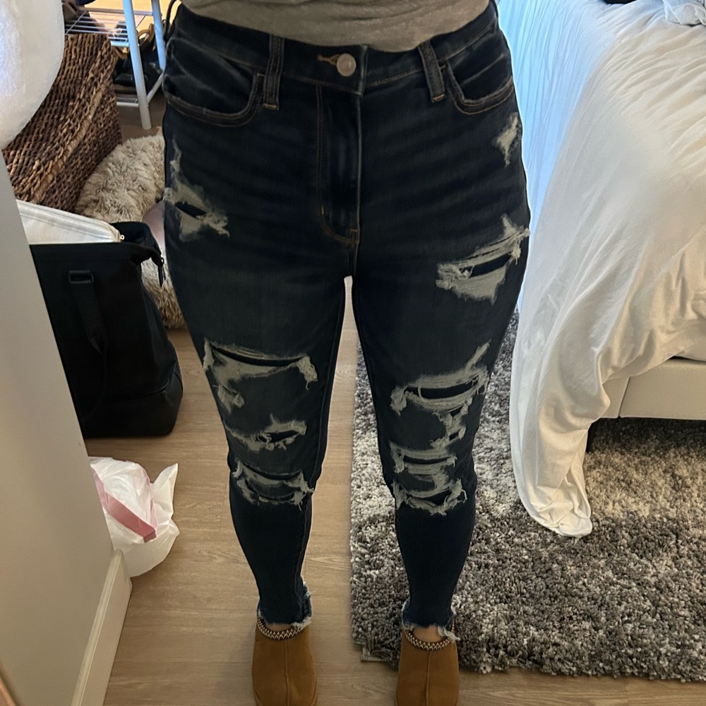 American Eagle super high-rise Jegging, size 4